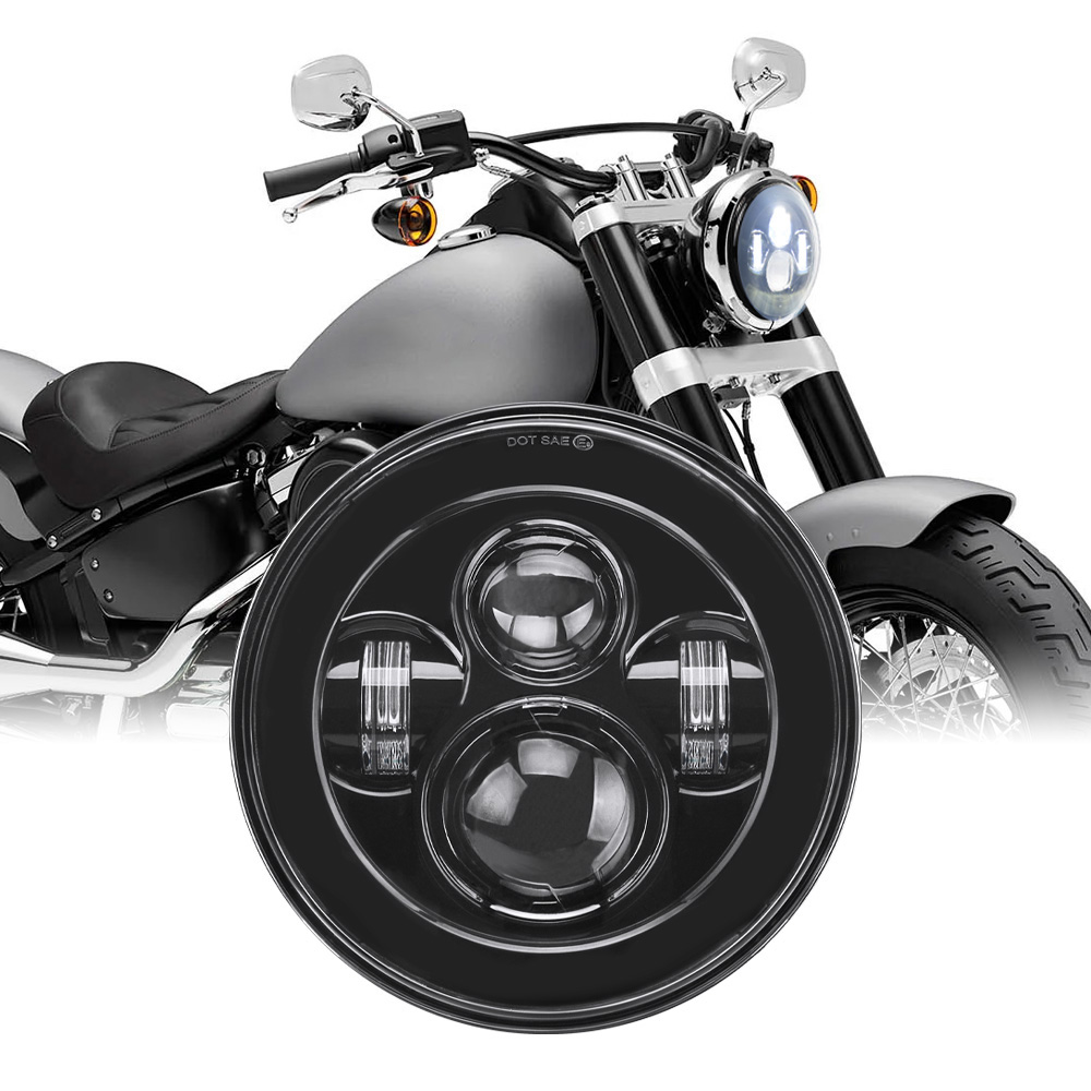 Universal 7 Inch LED Headlight - огляд і ціна Universal Motorcycle Led Headlight Projector