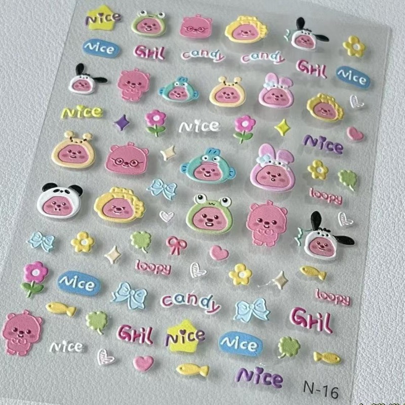 Loopy 3D embossed sticker, tra - огляд і ціна Atv Parts