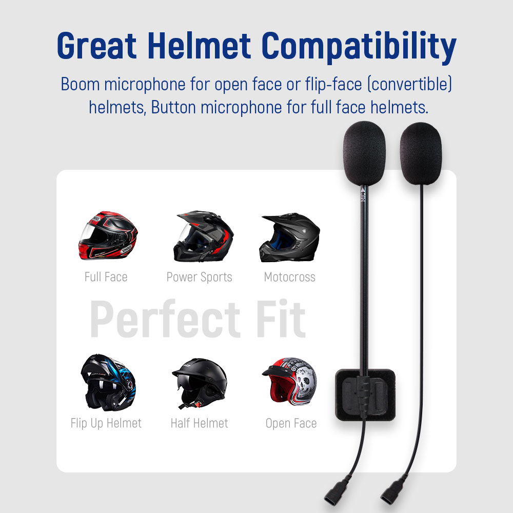 LEXIN LX-B4FM-X Intercom Heads - огляд і ціна Full Face Motorcycle Helmet With Bluetooth