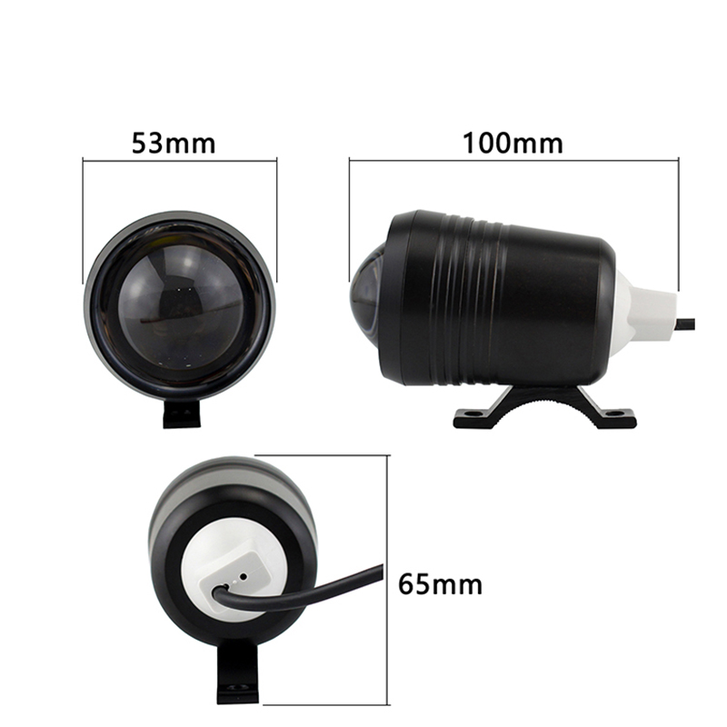 External Motorcycle U2 Spotlig - огляд і ціна Universal Motorcycle Led Headlight Projector