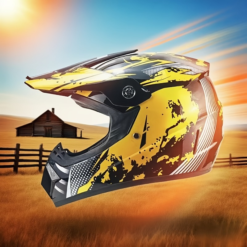 Dirt Bike Motocross Helmet Set - огляд і ціна Off Road Motocross Helmet Goggles Set