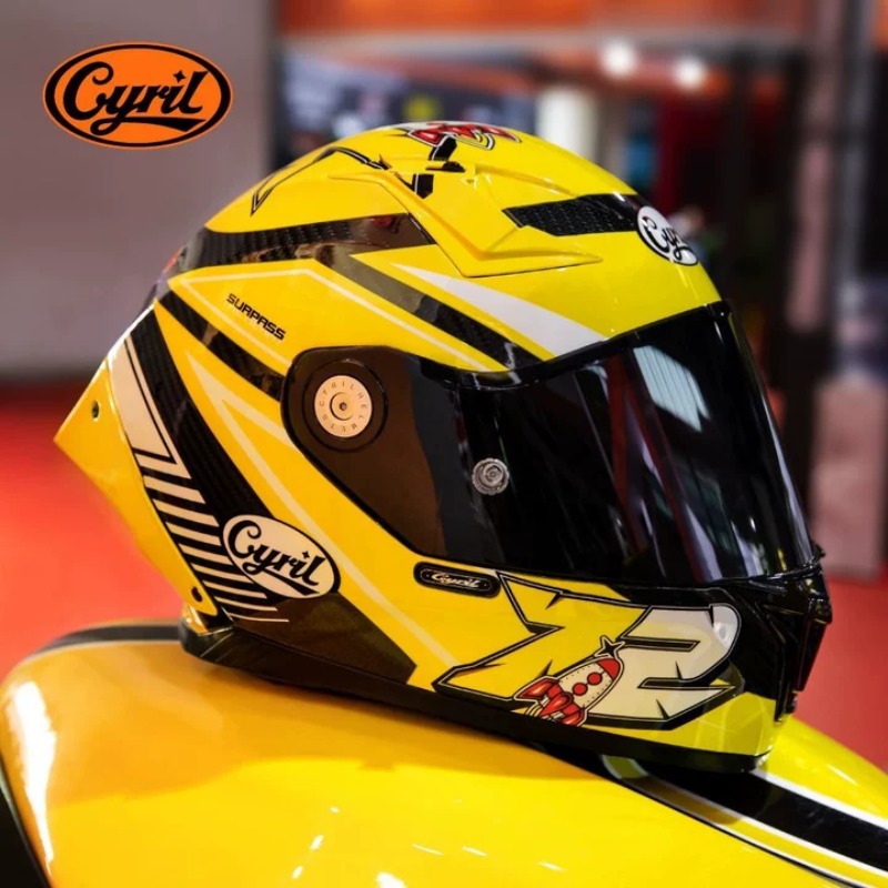 CYRIL Carbon Fiber Full Face M - огляд і ціна Carbon Fiber Lightweight Motorcycle Helmet