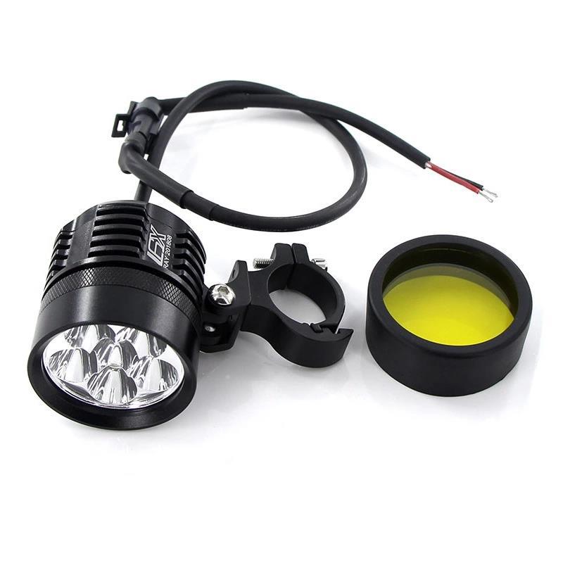 2PCS Universal L6X Headlight L - огляд і ціна Universal Motorcycle Led Headlight Projector