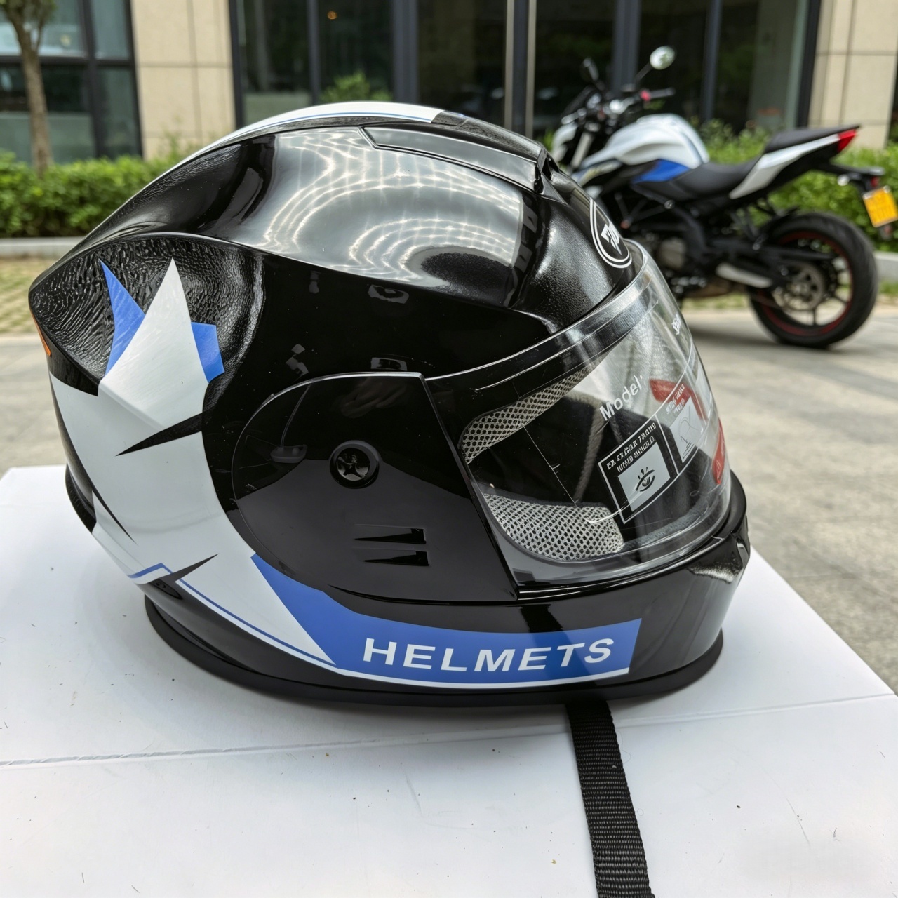 Full Face Motorcycle Helmet Du - огляд і ціна Dual Visor Motorcycle Racing Helmet