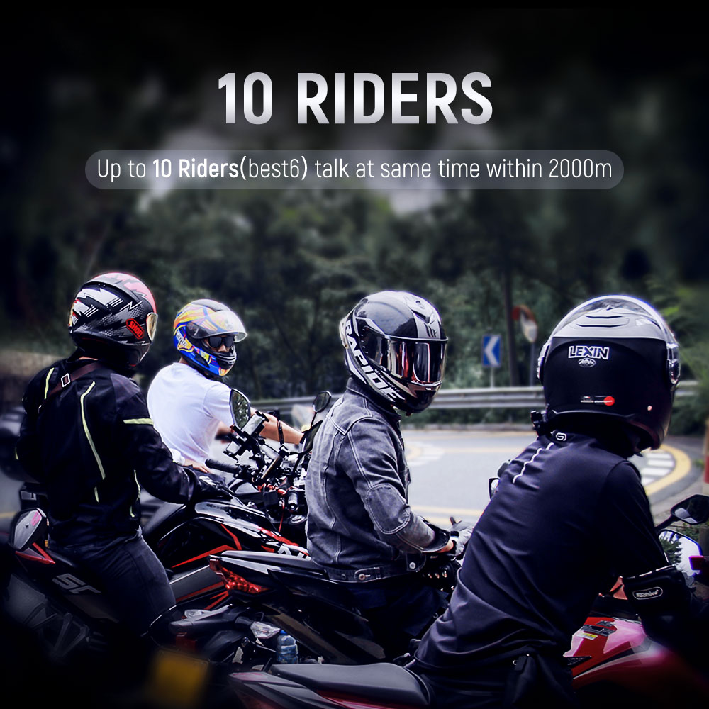 Lexin B4FM-X Bluetooth Motorcy - огляд і ціна Full Face Motorcycle Helmet With Bluetooth