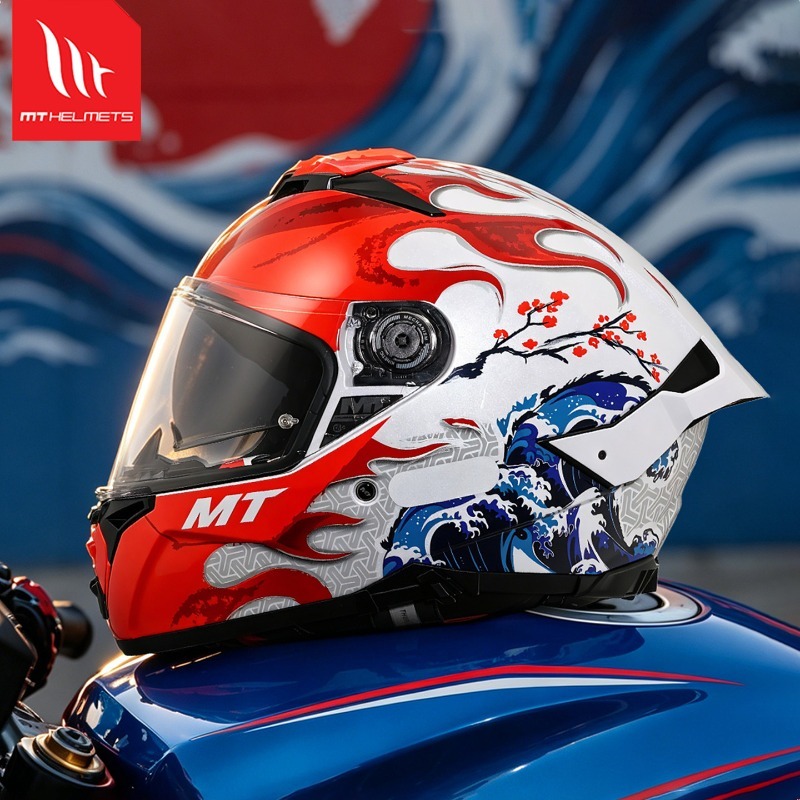NEW MT Thunder 4SV Dual Visor  - огляд і ціна Dual Visor Motorcycle Racing Helmet