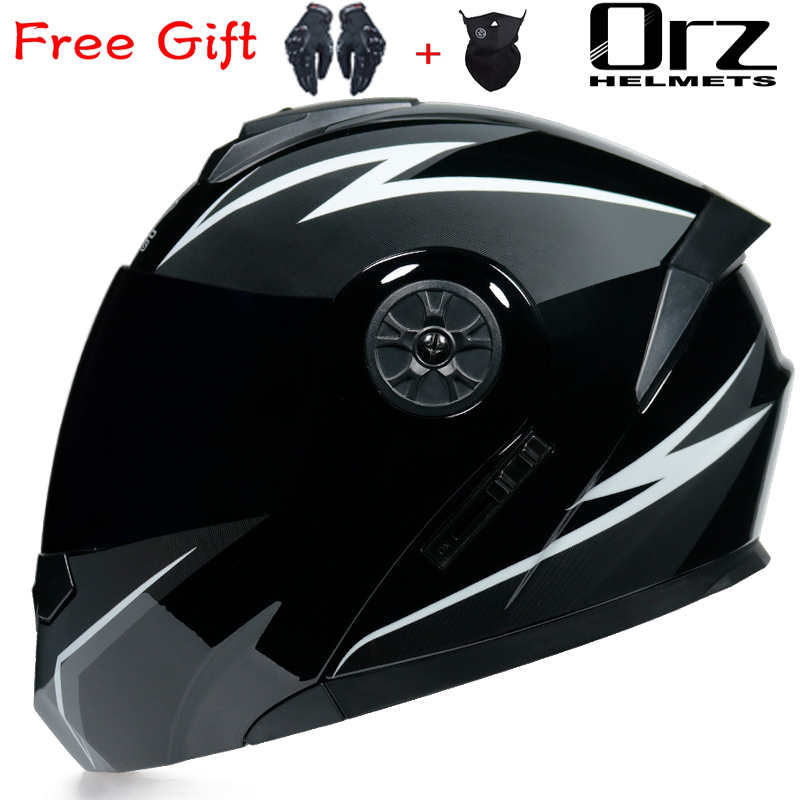 ORZ-161 Latest DOT Approved Sa - огляд і ціна Dual Visor Motorcycle Racing Helmet