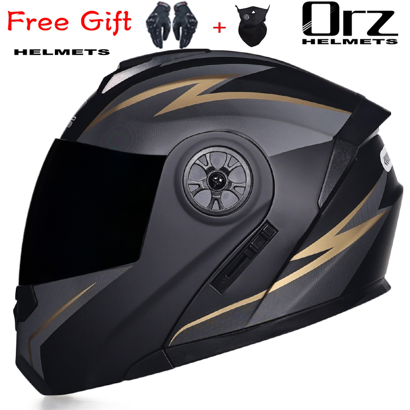 ORZ-161 Latest DOT Approved Sa - огляд і ціна Dual Visor Motorcycle Racing Helmet