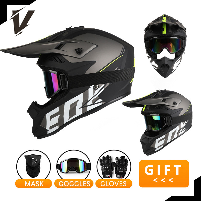 Off Road Motorcycle Helmet Set - огляд і ціна Off Road Motocross Helmet Goggles Set
