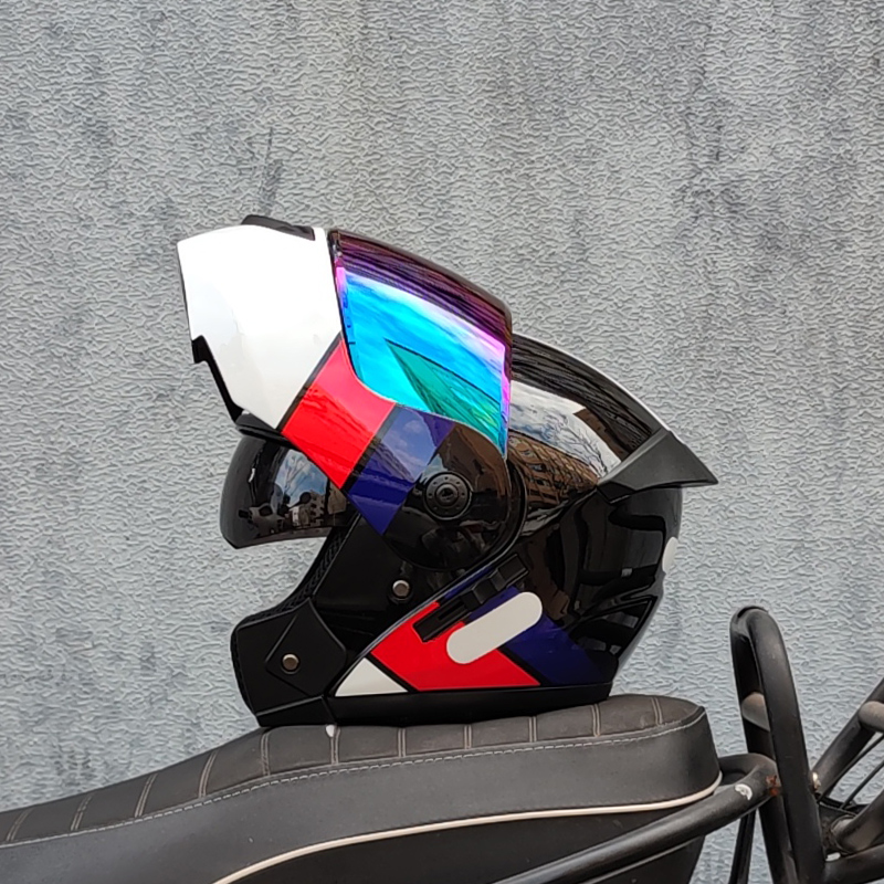 ORZ Latest DOT Approved Safety - огляд і ціна Dual Visor Motorcycle Racing Helmet