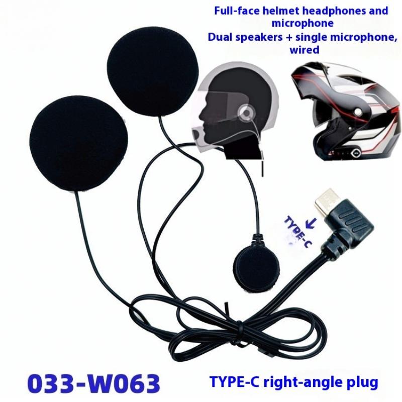 【Y】1Pcs Type-C HD Noise Reduct - огляд і ціна Full Face Motorcycle Helmet With Bluetooth