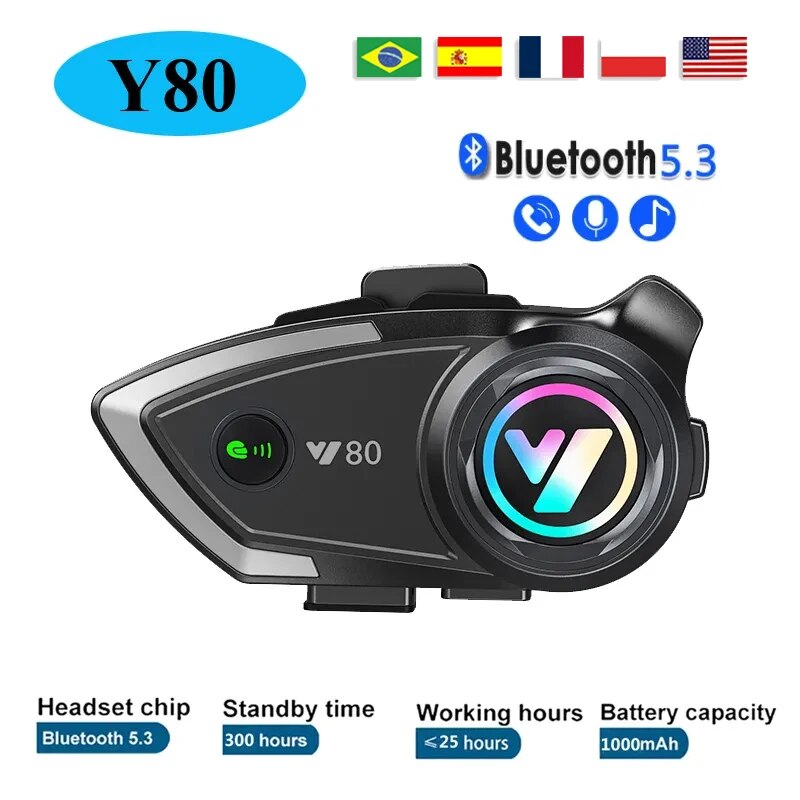 Y80 Motorcycle Helmet Bluetoot - огляд і ціна Full Face Motorcycle Helmet With Bluetooth