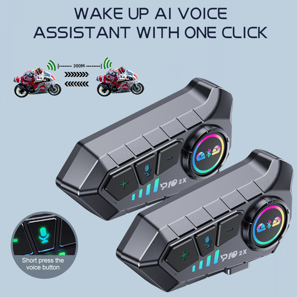 Y10 2x Motorcycle Intercom Blu - огляд і ціна Full Face Motorcycle Helmet With Bluetooth