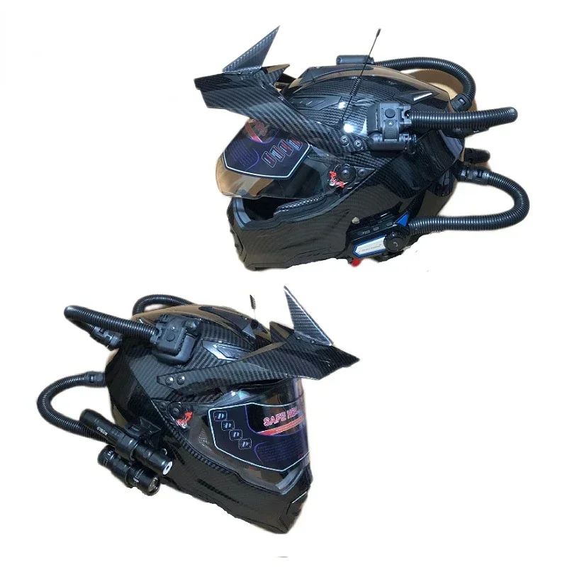 Retro Helmet Motorcycle Off-ro - огляд і ціна Full Face Motorcycle Helmet With Bluetooth